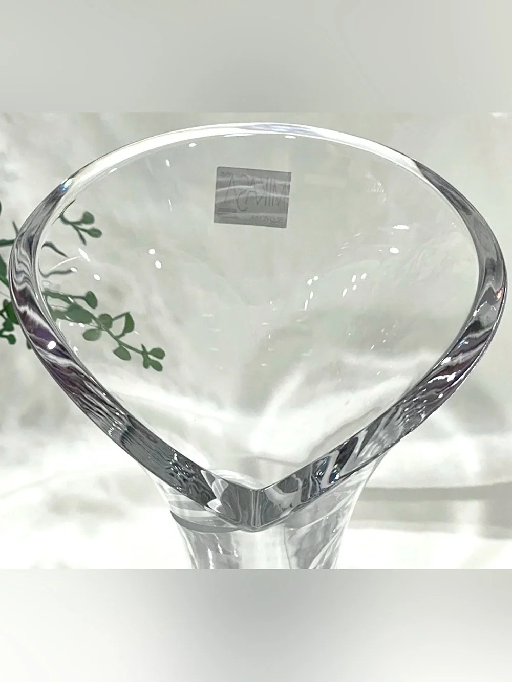 Vintage Mikasa Leaded Crystal Curtain Call 8½